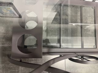 Carrito bar mesa camarera cristal metal