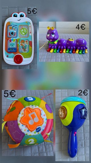 Lote Juguetes Bebé Fisher Price Chicco VTech