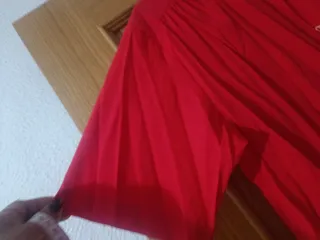 Blusa roja manga corta