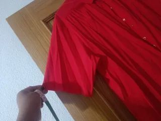 Blusa roja manga corta