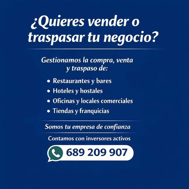 Gestión de traspaso de negocios