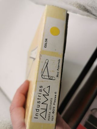 Soportes industriales AMA porta-estante amarillo (