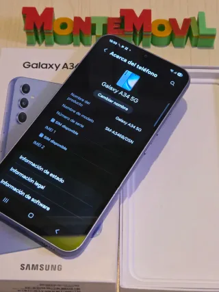 Samsung A34 5G 8Gb Ram / 256Gb Rom