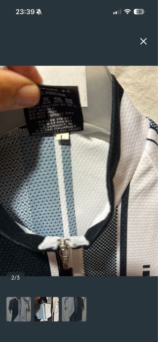 Camiseta Trail Running Inverse Negra/Blanca Talla