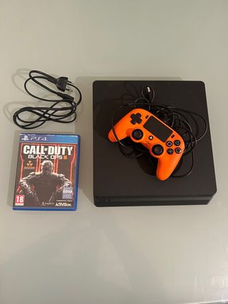 PlayStation 4 Slim controller Call of Duty Black