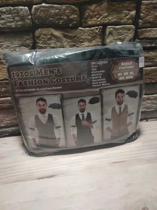 Disfraz Gatsby años 20 Chaleco con Accesorios   M