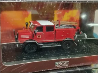 Coppia modellini auto pompieri