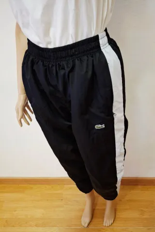 Chándal Lacoste Negro y Blanco