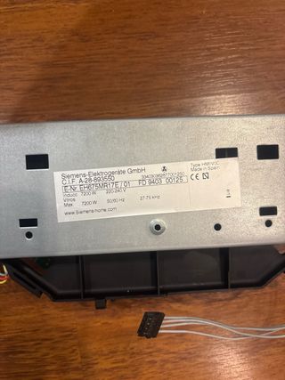 Bobinas Placa Inducción Siemens Repuesto BSCH