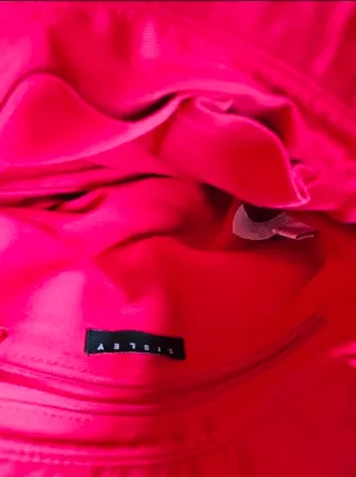 Borsa Sisley rossa in pelle