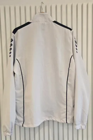 Mizuno tuta uomo L completa bianco/blu poco usata