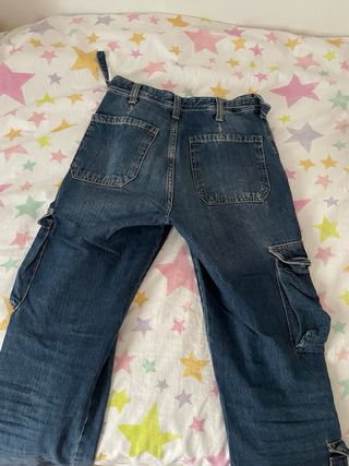 Zara Pantalones Vaqueros Cargo