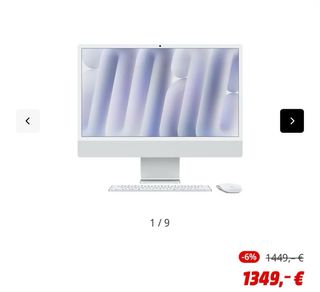 Apple iMac 24” Pantalla Retina 4.5k