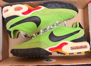 NIKE AIR MAX WAFFLE SP • Verde Negro • Talla 41