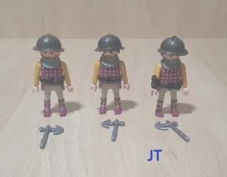 Playmobil Soldados Medievales con Hachas