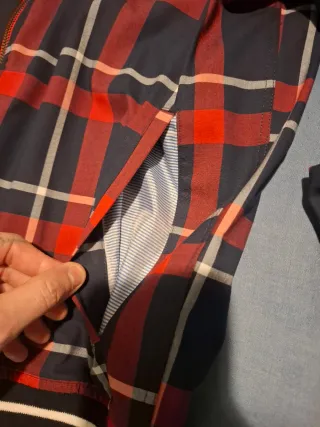 Chaqueta Bomber Zara Cuadros Talla M