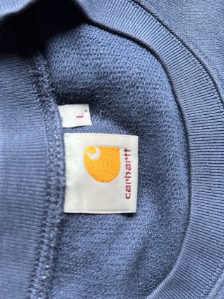 Sudadera Carhartt Chalgan Azul Talla L