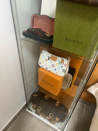 Vitrina expositora de cristal