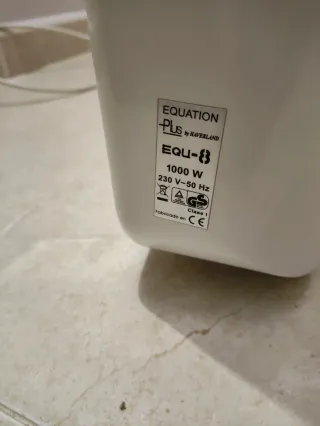 Radiador Emisor Térmico de Fluido Equation Plus