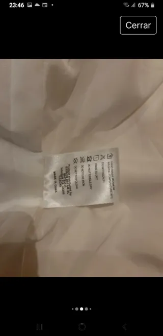 Plumífero blanco y rosa Le Cruel