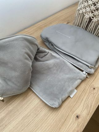 Guantes para carrito de bebé grises