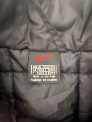Chaqueta Nike Vintage Negra Talla XL