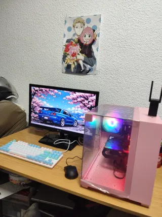 PC Gamer Rosa con RGB
