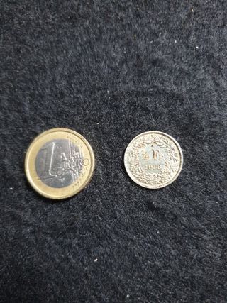 PLATA 1/2 Franco Suizo – 1958