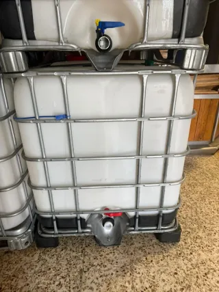 Depósito de agua IBC 1000L