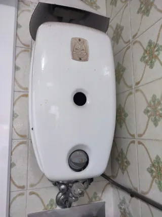 Calentador gas butano Vaillant blanco