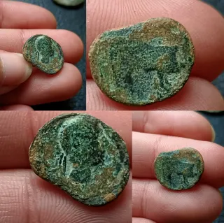 Moneda íbero Romana Antigua