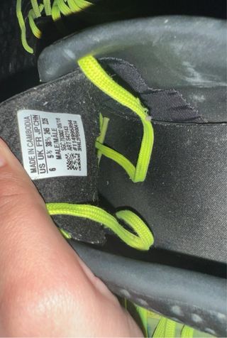 Zapatillas deportivas niños negro/amarillo