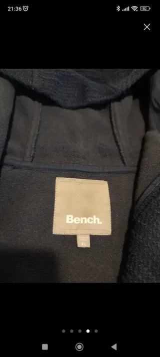 Parka Hombre BENCH Talla XL Azul