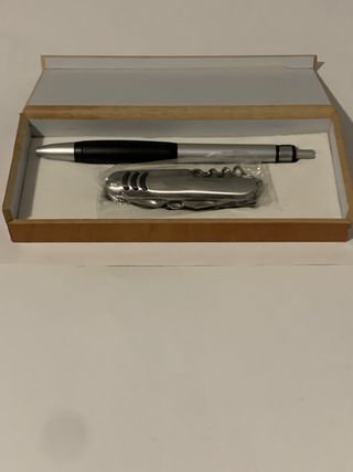 Estuche Bolígrafo y Navaja Multiusos