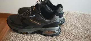 Zapatillas Skechers Hombre Negro/Gris