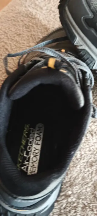 Zapatillas Skechers Hombre Negro/Gris