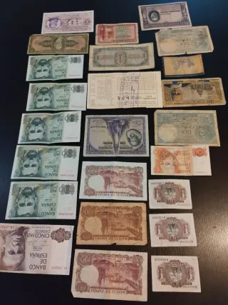 BILLETES ANTIGUOS