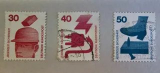 Francobolli Germania 1974 Prevenzione Infortuni