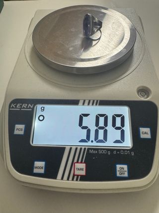 Anillo Plata Amatista natural