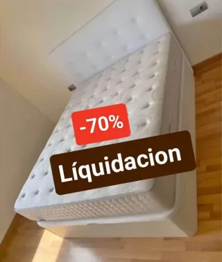 Canapé y colchón -70% Liquidación