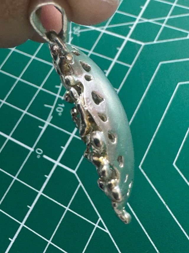 Colgante Plata ópalo Etíope Diseño Único