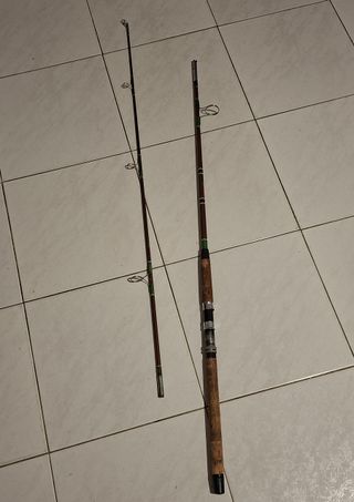 Cana pesca anos 70, marca D.A.M., 2.10m, W.Germany