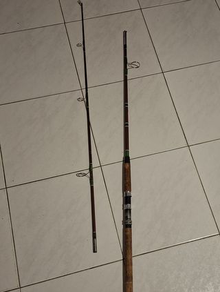 Cana pesca anos 70, marca D.A.M., 2.10m, W.Germany