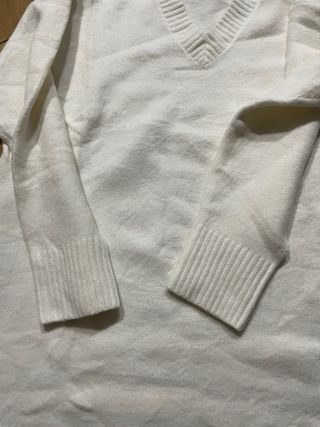 Jersey Zara Blanco Talla XS