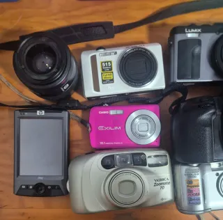 Lote de Cámaras Digitales y Electrónica