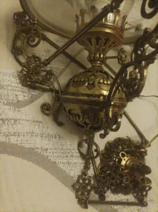 Lámpara de cadil en plata