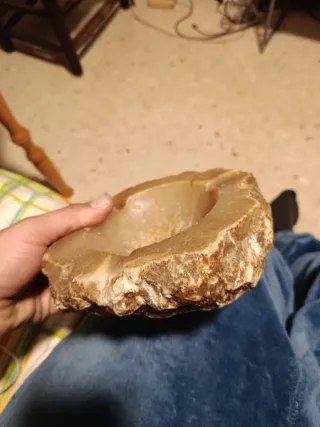 Cenicero Alabastro Vintage Hecho a Mano