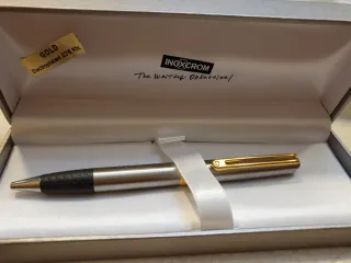 Bolígrafo INOXCHROM Oro y Plata