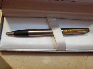 Bolígrafo INOXCHROM Oro y Plata