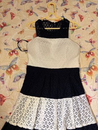 Vestido Guess Negro y Blanco